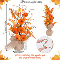 Halloween Decorations Autumn Maple Leaf Pumpkin Thanksgiving Decorative Tree Home Party Garden Ornament